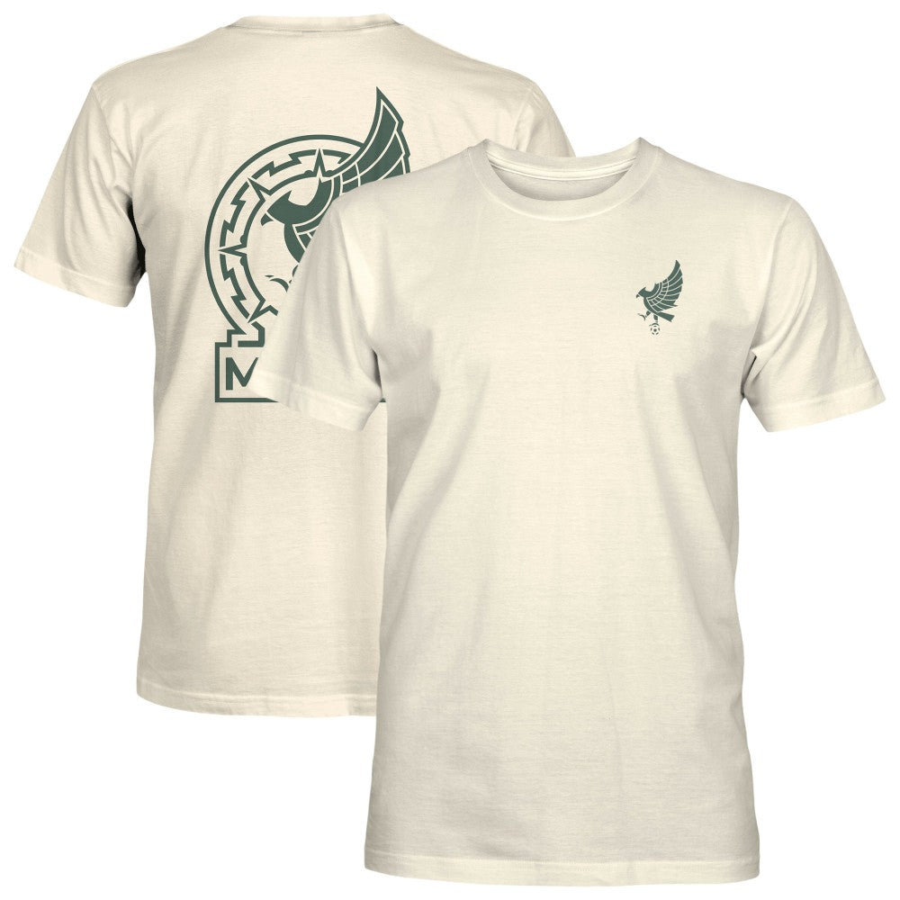Mexico National Team 1863FC Big Logo Heavyweight T-Shirt for sale - Cream 
