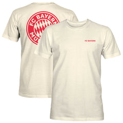 Bayern Munich 1863FC Big Logo Heavyweight T-Shirt on sale - Cream 