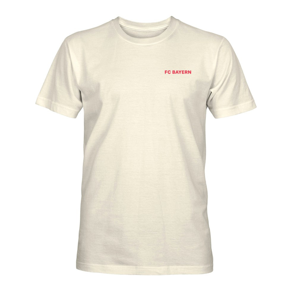 Bayern Munich 1863FC Big Logo Heavyweight T-Shirt on sale - Cream 