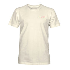 Bayern Munich 1863FC Big Logo Heavyweight T-Shirt on sale - Cream 