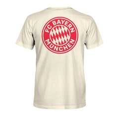 Bayern Munich 1863FC Big Logo Heavyweight T-Shirt on sale - Cream 