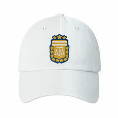Argentina National Team 1863FC Retro Badge Crew Adjustable Hat for sale - White 