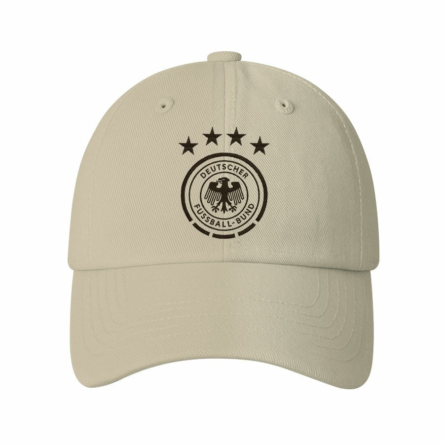 Germany National Team 1863FC Retro Badge Crew Adjustable Hat for sale - Cream 