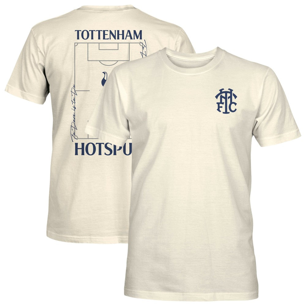 Tottenham Hotspur 1863FC Own the Pitch Heavyweight T-Shirt Sale - Cream 