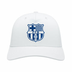 Barcelona 1863FC Mono Badge High Point Adjustable Hat on sale - White 