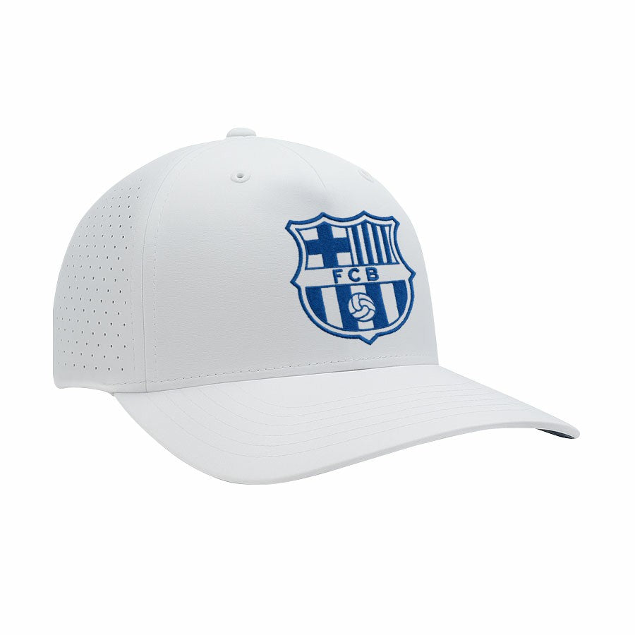 Barcelona 1863FC Mono Badge High Point Adjustable Hat on sale - White 