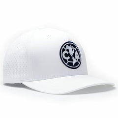 Club America 1863FC Mono Badge High Point Adjustable Hat Discount - White 