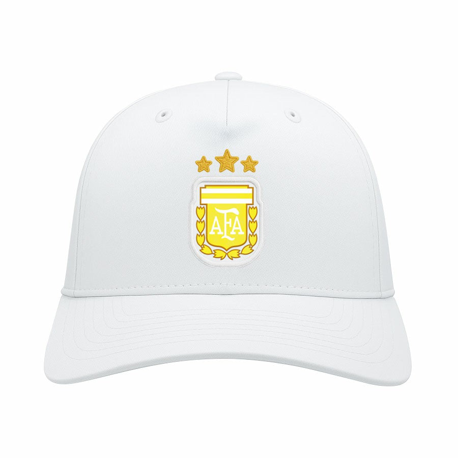 Argentina National Team 1863FC Mono Badge High Point Adjustable Hat for sale - White 