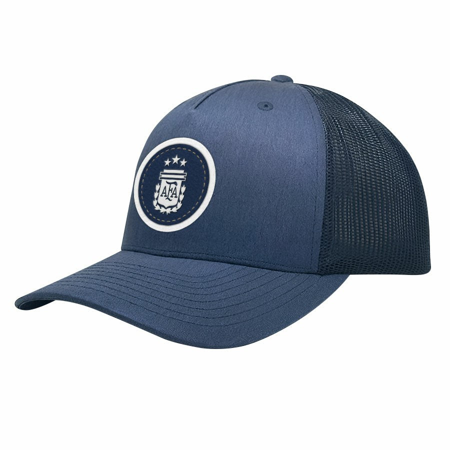Argentina National Team 1863FC Badge Nightshift Adjustable Hat for sale - Navy 