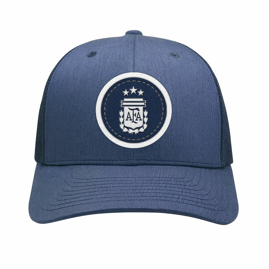 Argentina National Team 1863FC Badge Nightshift Adjustable Hat for sale - Navy 