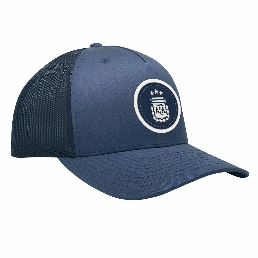 Argentina National Team 1863FC Badge Nightshift Adjustable Hat for sale - Navy 