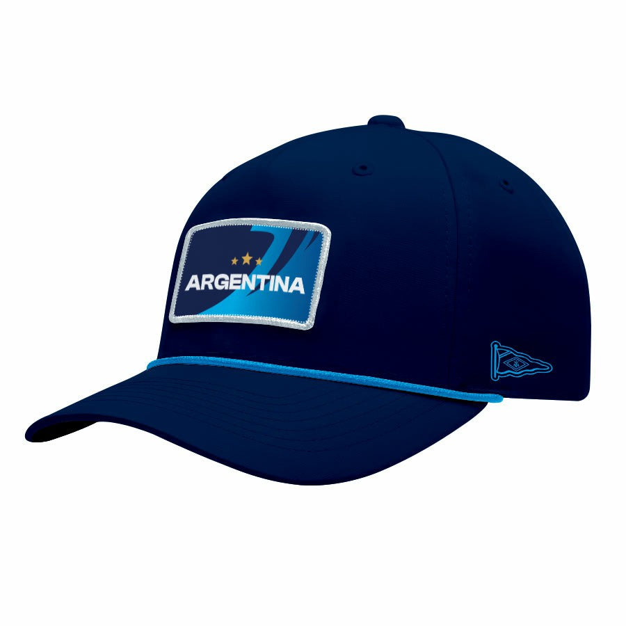 Argentina National Team 1863FC Color Badge Caddy Adjustable Hat for sale - Navy 