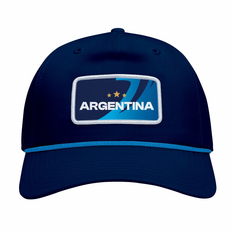 Argentina National Team 1863FC Color Badge Caddy Adjustable Hat for sale - Navy 
