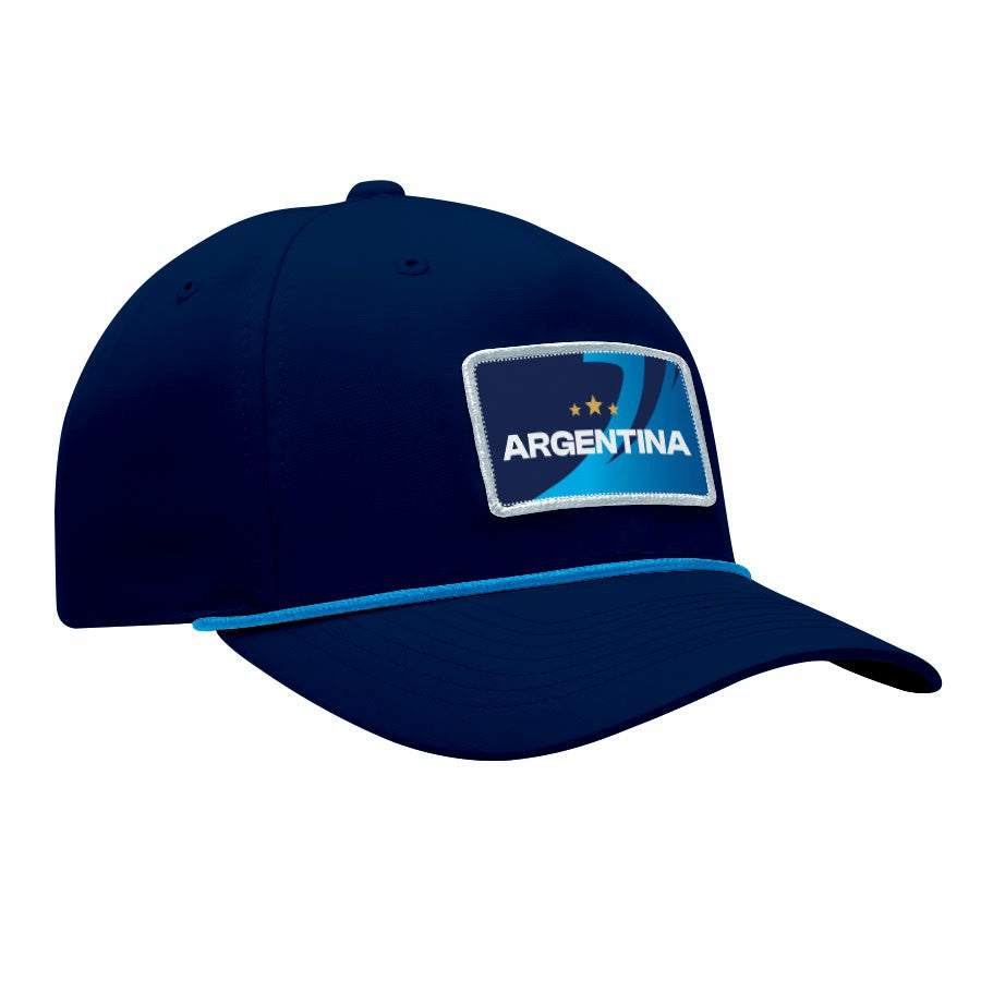 Argentina National Team 1863FC Color Badge Caddy Adjustable Hat for sale - Navy 