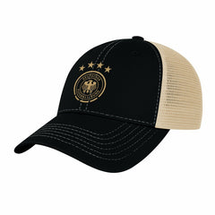 Germany National Team 1863FC Color Badge Offroad Adjustable Trucker Hat for sale - Black 