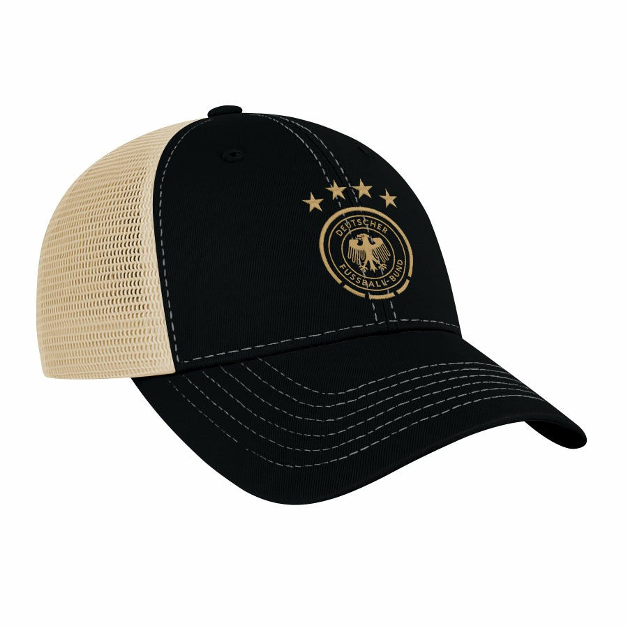 Germany National Team 1863FC Color Badge Offroad Adjustable Trucker Hat for sale - Black 