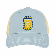 Argentina National Team 1863FC Color Badge Offroad Adjustable Trucker Hat for sale - Light Blue 