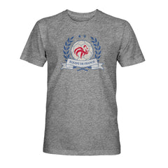 France National Team 1863FC Vintage Tri-Blend T-Shirt for sale - Gray 