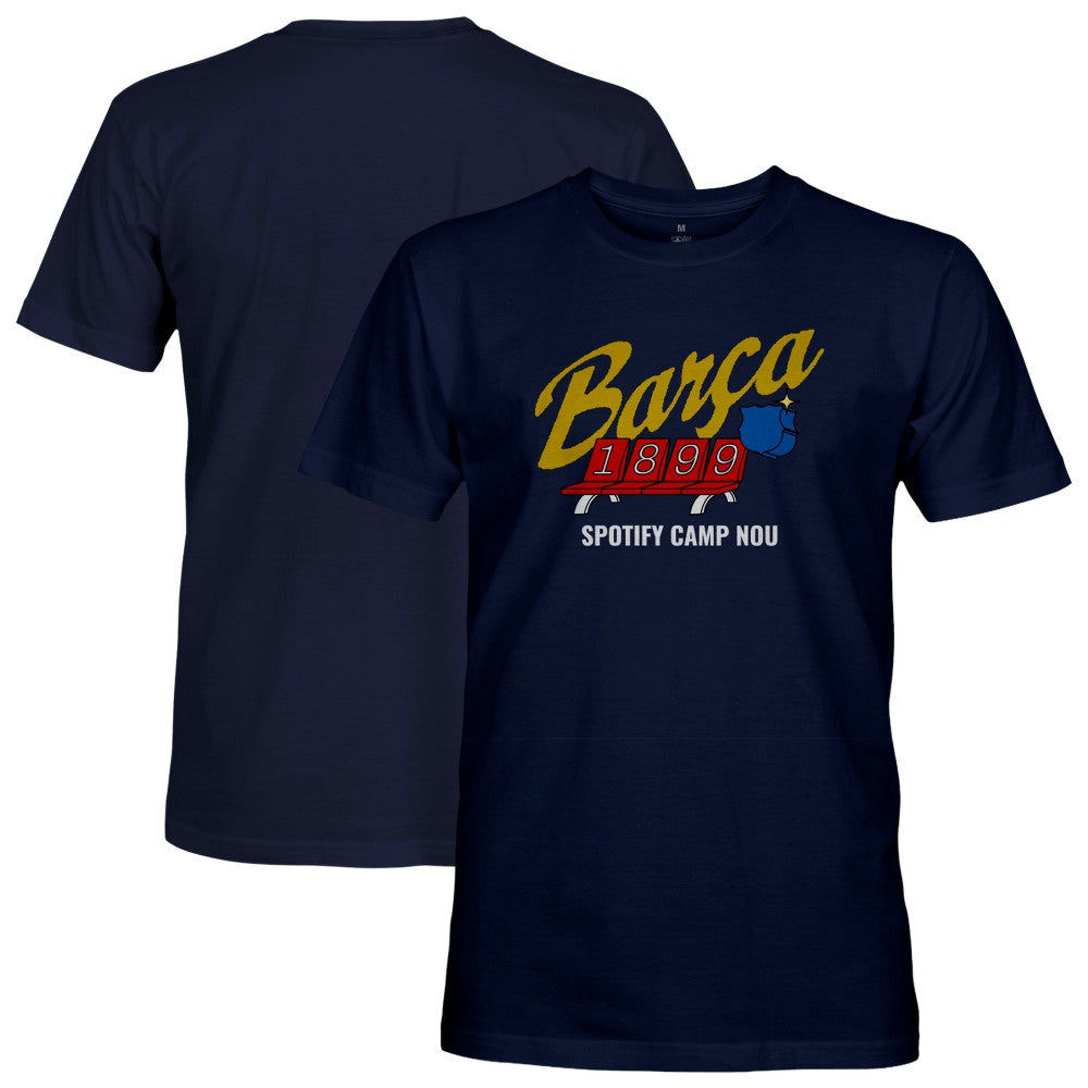 Barcelona 1863FC Seat Camp T-Shirt for sale - Navy 