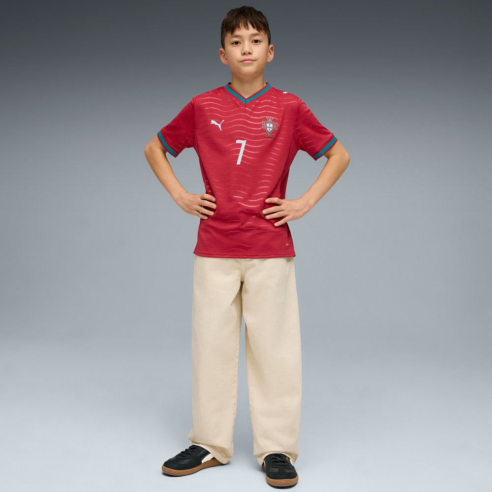 Cristiano Ronaldo Portugal National Team Youth 2026 Home Replica Jersey for sale - Red 