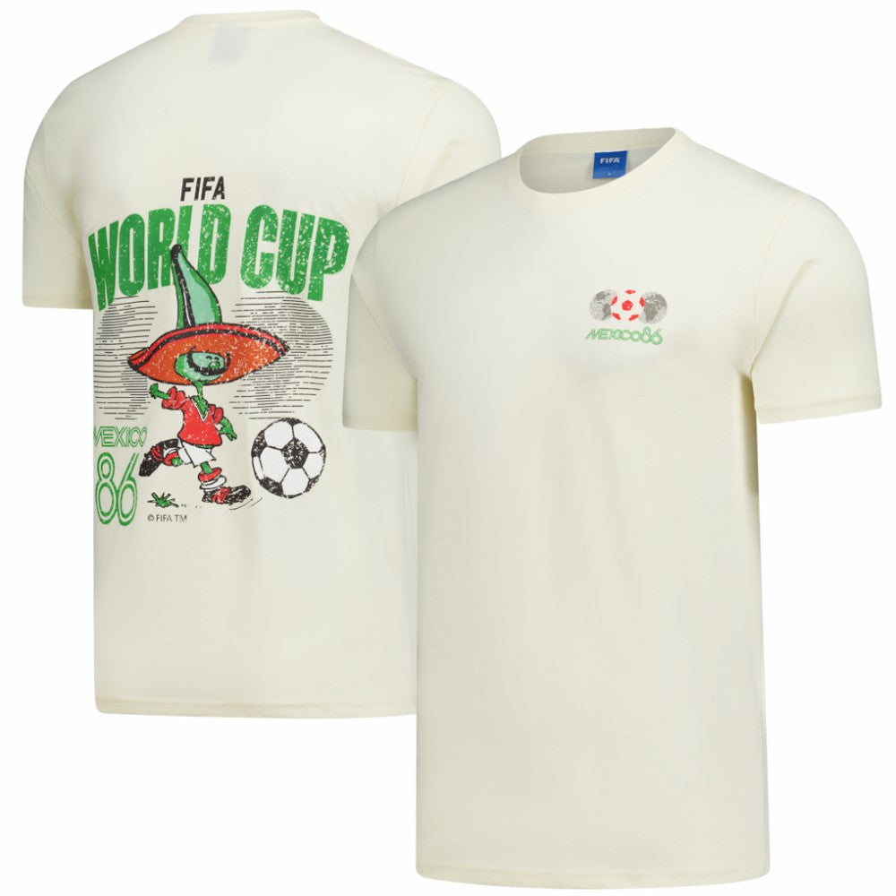 Mexico National Team Peace Collective Unisex FIFA World Cup Mexico 1986 Heavyweight T-Shirt for sale - Cream 