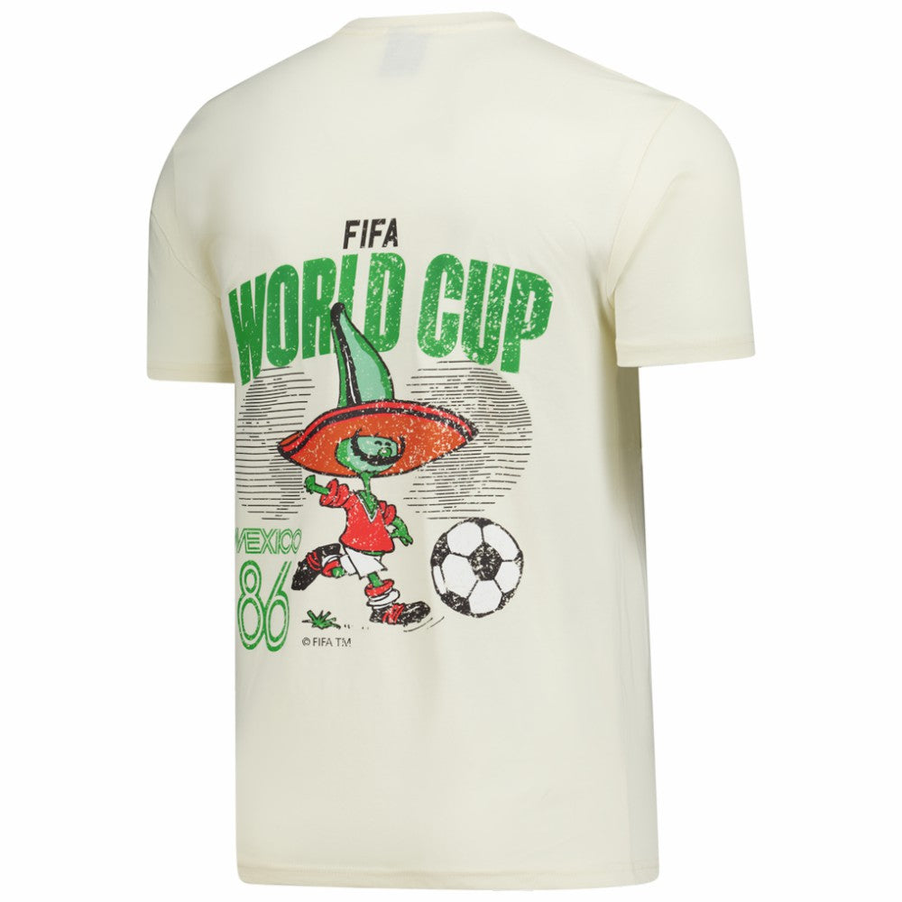 Mexico National Team Peace Collective Unisex FIFA World Cup Mexico 1986 Heavyweight T-Shirt for sale - Cream 
