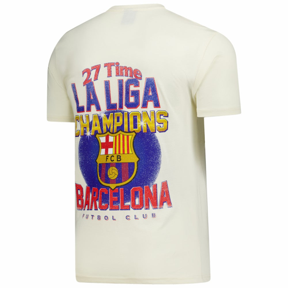 Barcelona Peace Collective Unisex Champion T-Shirt on sale - Cream 