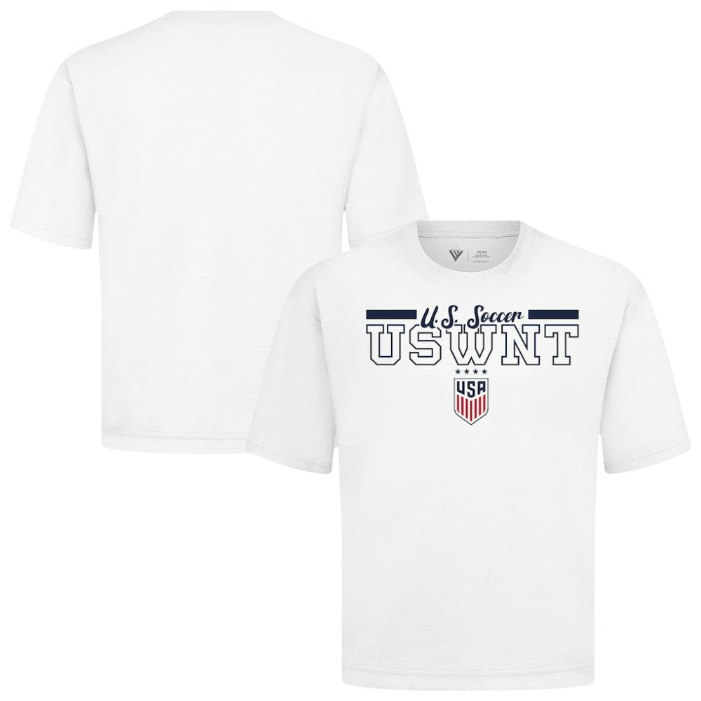 USWNT Levelwear Vanguard Luxe Signature T-Shirt on sale - White 
