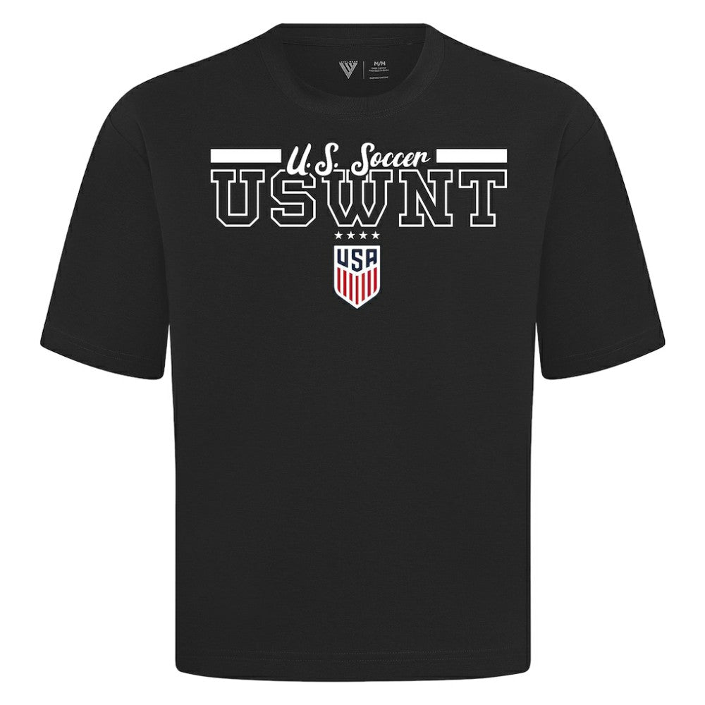 USWNT Levelwear Vanguard Luxe Signature T-Shirt on sale - Black 