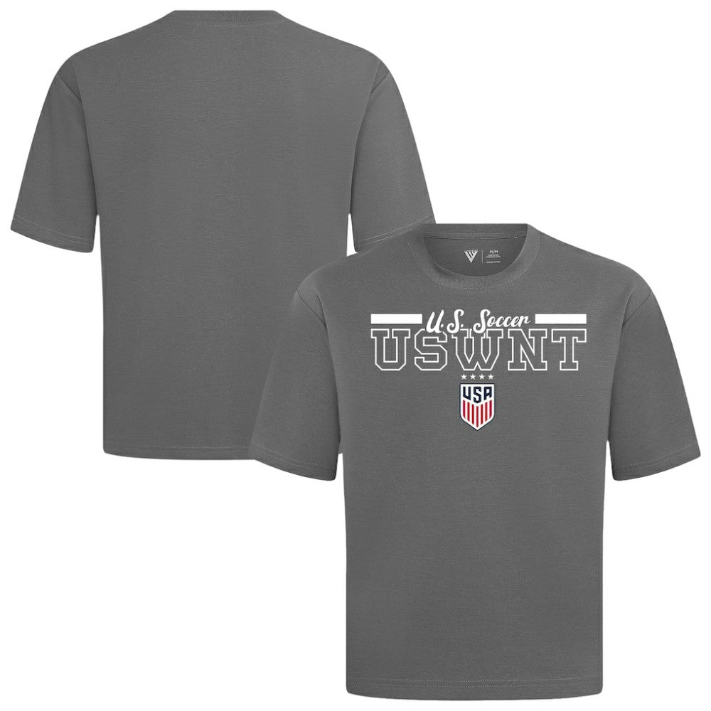 USWNT Levelwear Vanguard Luxe Signature T-Shirt on sale - Gray 