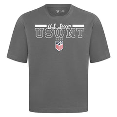 USWNT Levelwear Vanguard Luxe Signature T-Shirt on sale - Gray 