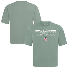 USWNT Levelwear Vanguard Luxe Signature T-Shirt on sale - Green 