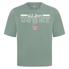 USWNT Levelwear Vanguard Luxe Signature T-Shirt on sale - Green 