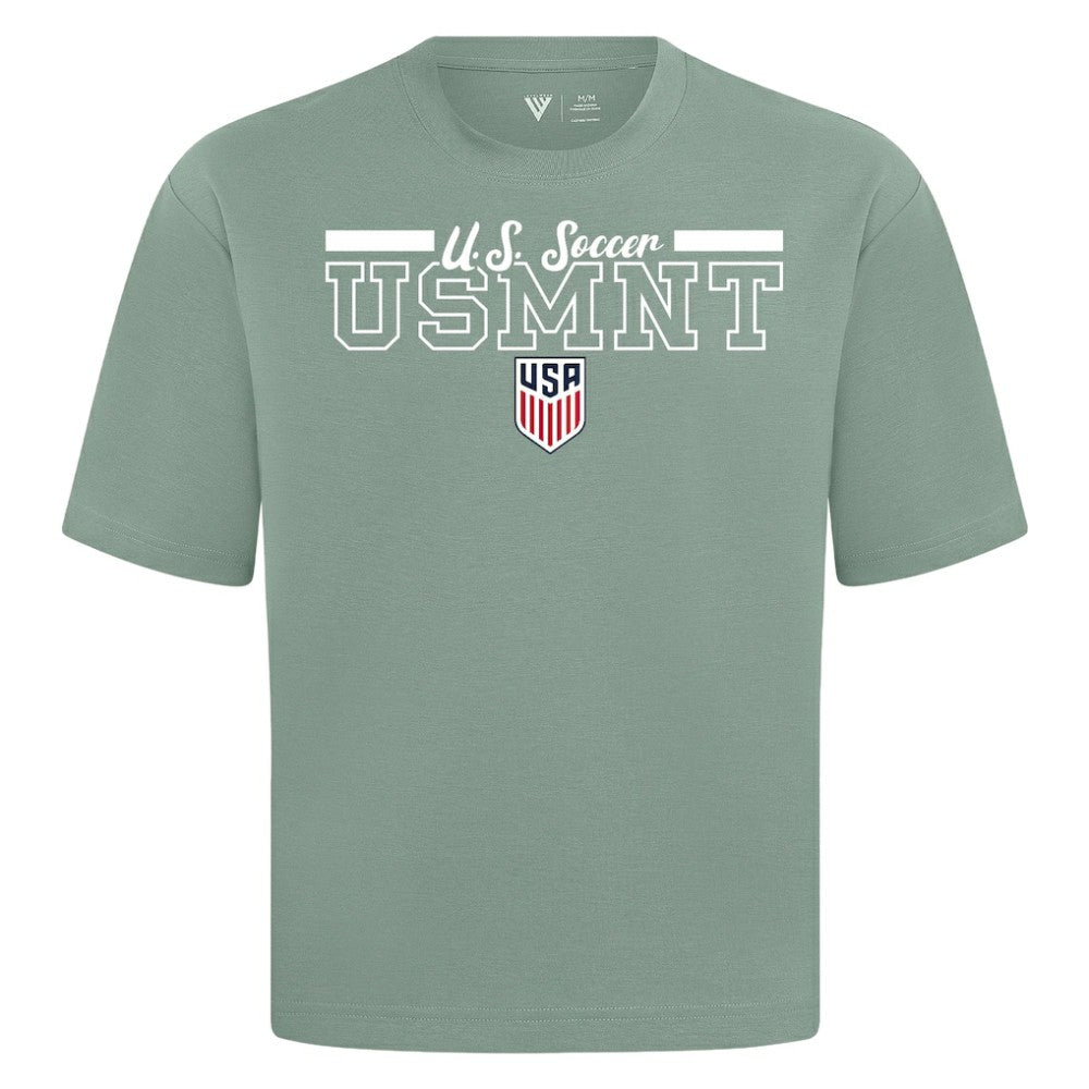 USMNT Levelwear Vanguard Luxe Signature T-Shirt on sale - Green 