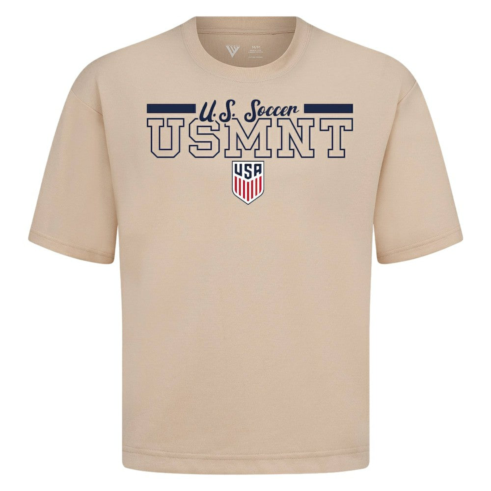 USMNT Levelwear Vanguard Luxe Signature T-Shirt on sale - Khaki 