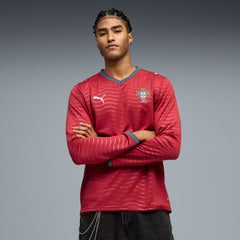 Portugal National Team 2026 Home Replica Long Sleeve Jersey for sale - Red 