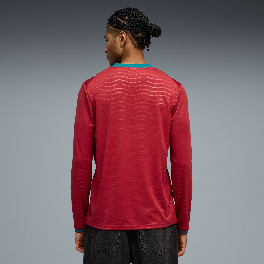 Portugal National Team 2026 Home Replica Long Sleeve Jersey for sale - Red 