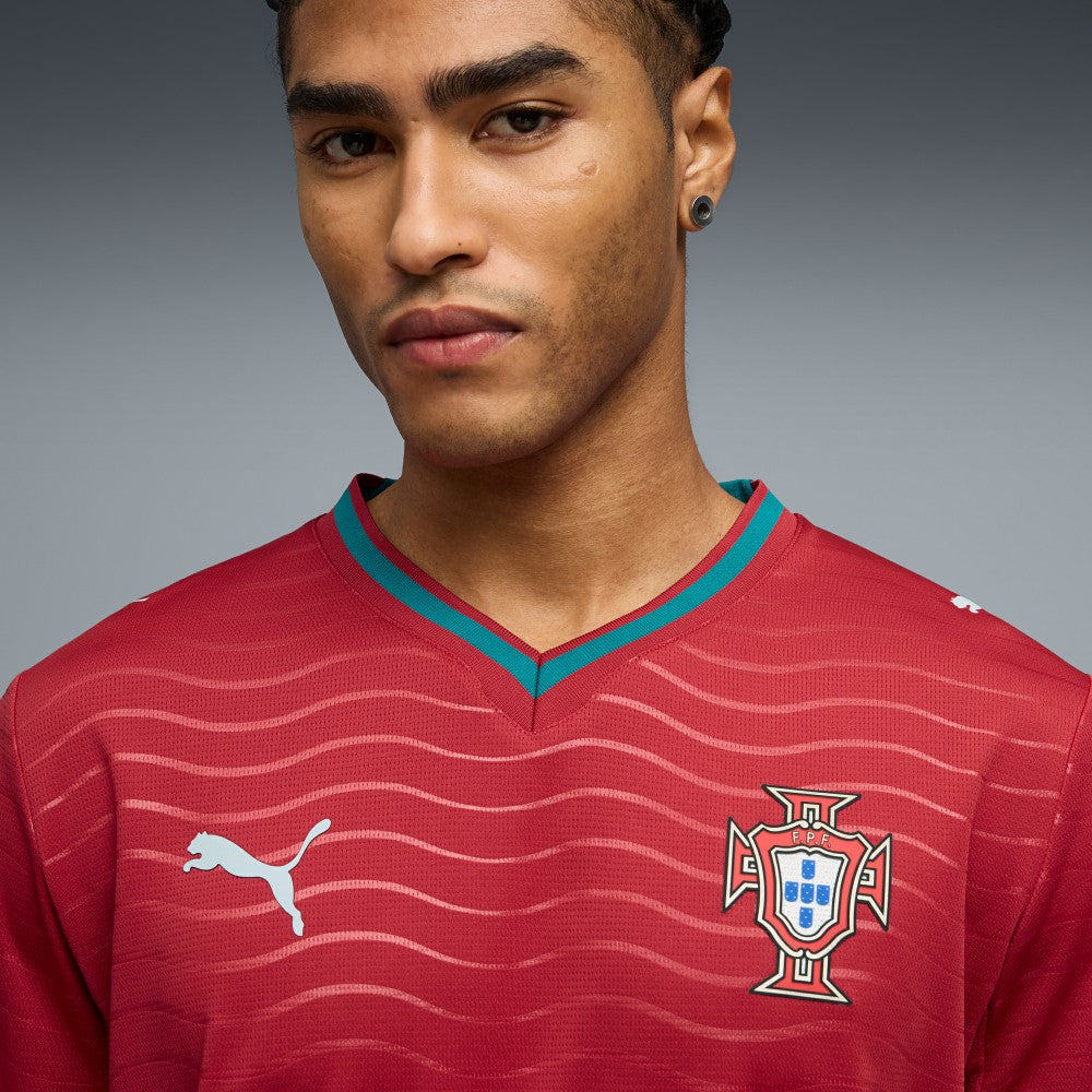 Portugal National Team 2026 Home Replica Long Sleeve Jersey for sale - Red 