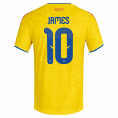 James Rodriguez Colombia National Team 2026 Home Jersey for sale - Yellow 