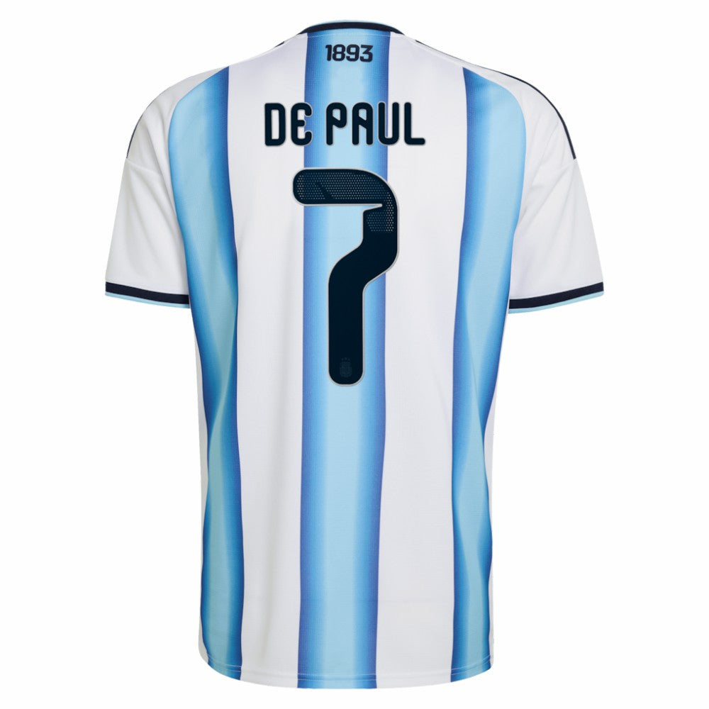 Rodrigo De Paul Argentina National Team 2026 Home Replica Jersey for sale - White 