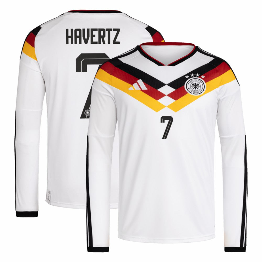 Kai Havertz Germany National Team 2026 Home Replica Long Sleeve Jersey for sale - White 