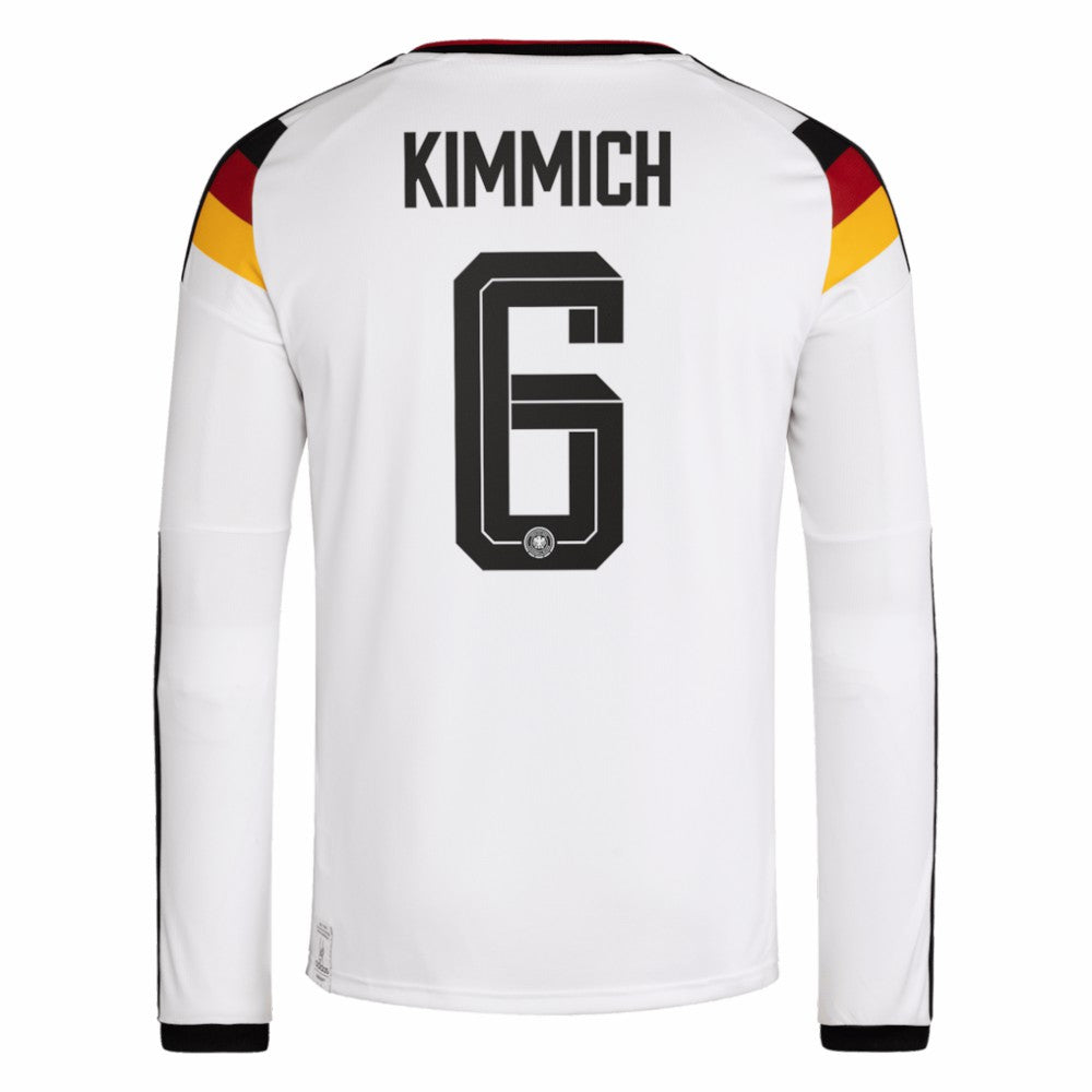 Joshua Kimmich Germany National Team 2026 Home Replica Long Sleeve Jersey for sale - White 