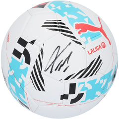 Franco Mastantuono Real Madrid Autographed 2025-26 La Liga Soccer Ball 