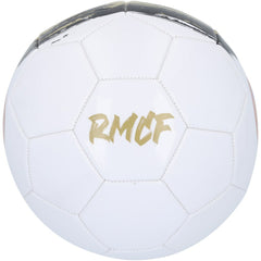 Arda Güler Real Madrid Autographed White/Gold Logo Soccer Ball 