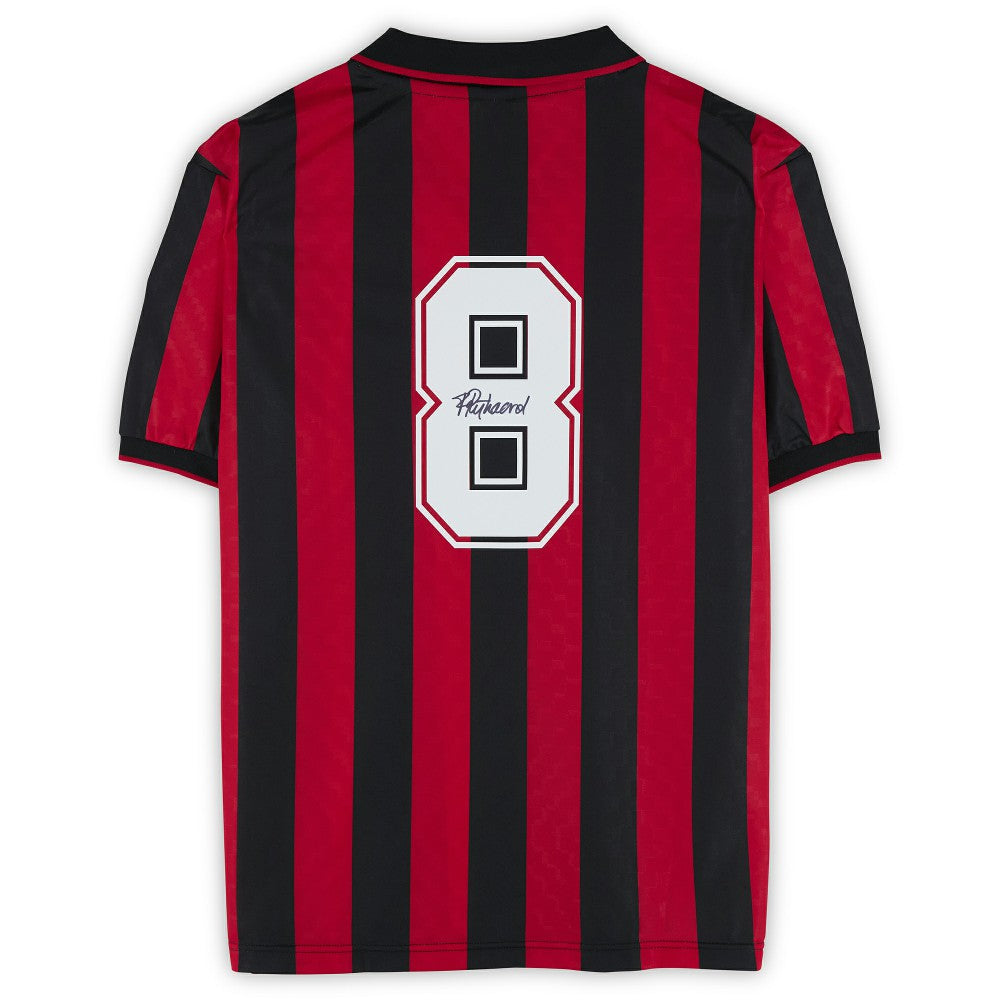 Frank Rijkaard AC Milan Autographed Red/Black Home Jersey  on sale - Icons 
