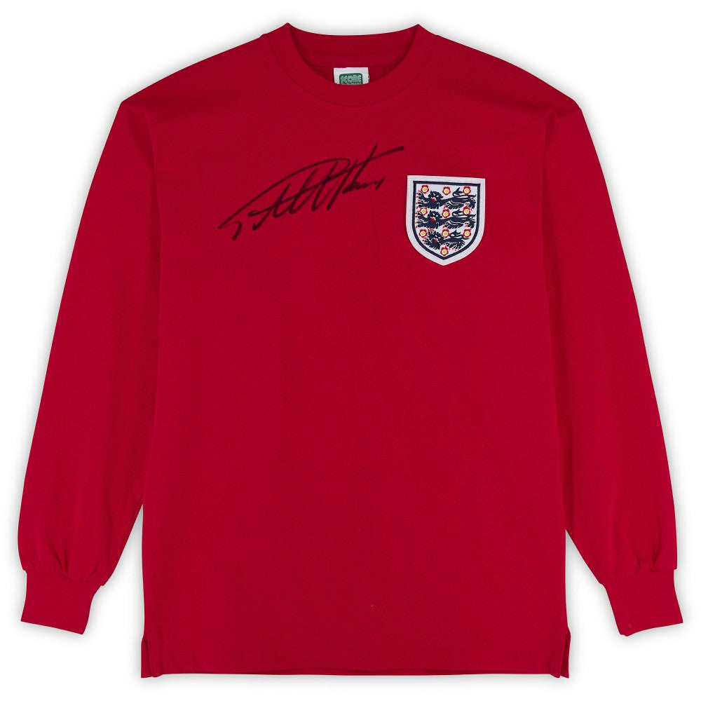 Sir Geoff Hurst England National Team Autographed 1966 Score Draw Jersey  for sale - Icons 