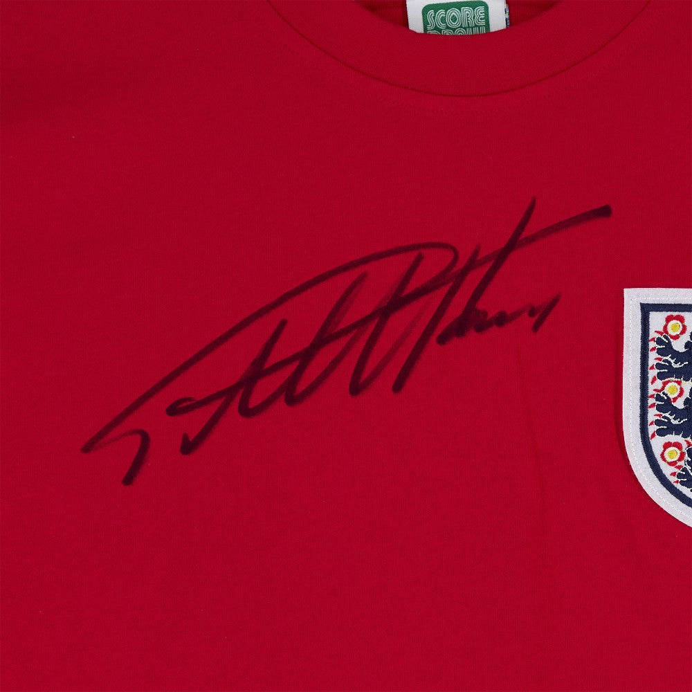 Sir Geoff Hurst England National Team Autographed 1966 Score Draw Jersey  for sale - Icons 
