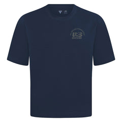 USMNT Levelwear Luxe Signature Knit Transit T-Shirt for sale - Navy 