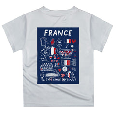 France National Team Vive La Fete Toddler Impressions Artwork T-Shirt for sale - White 