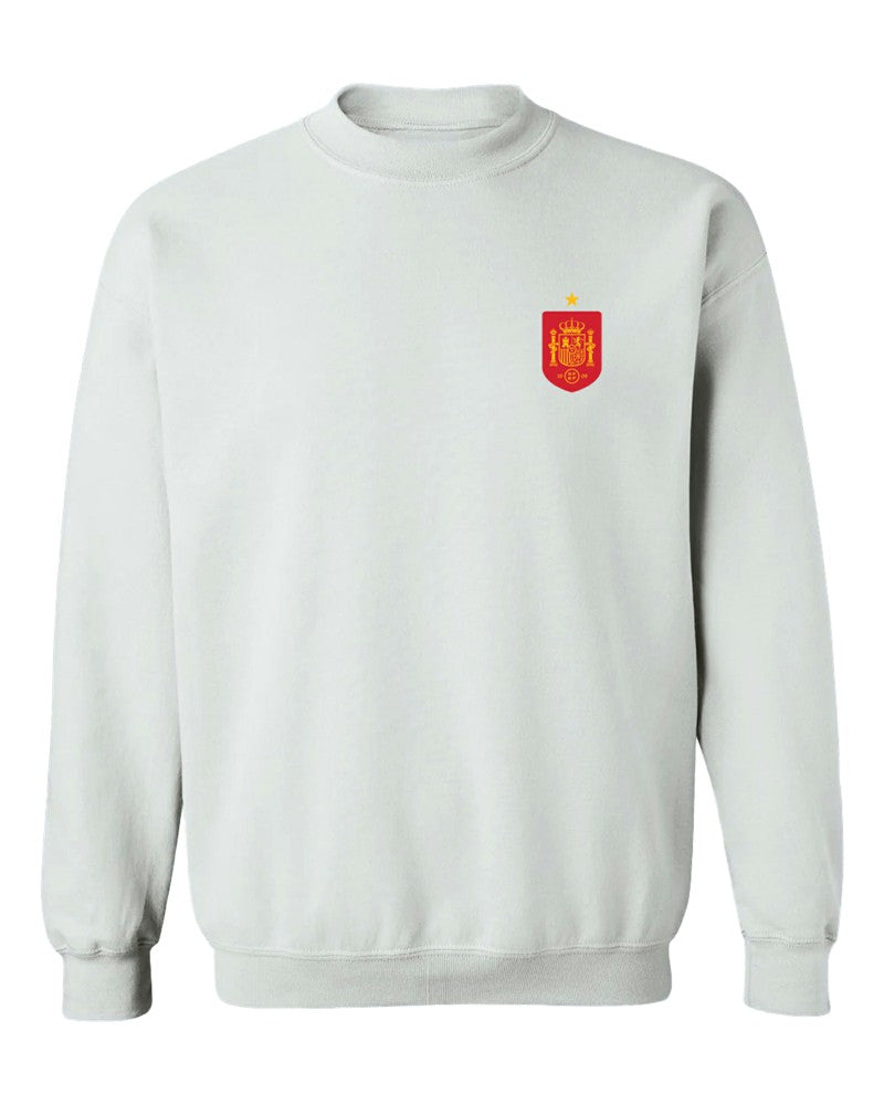 Spain National Team Vive La Fete Women's Impressions Artwork Sweatshirt for sale - White 